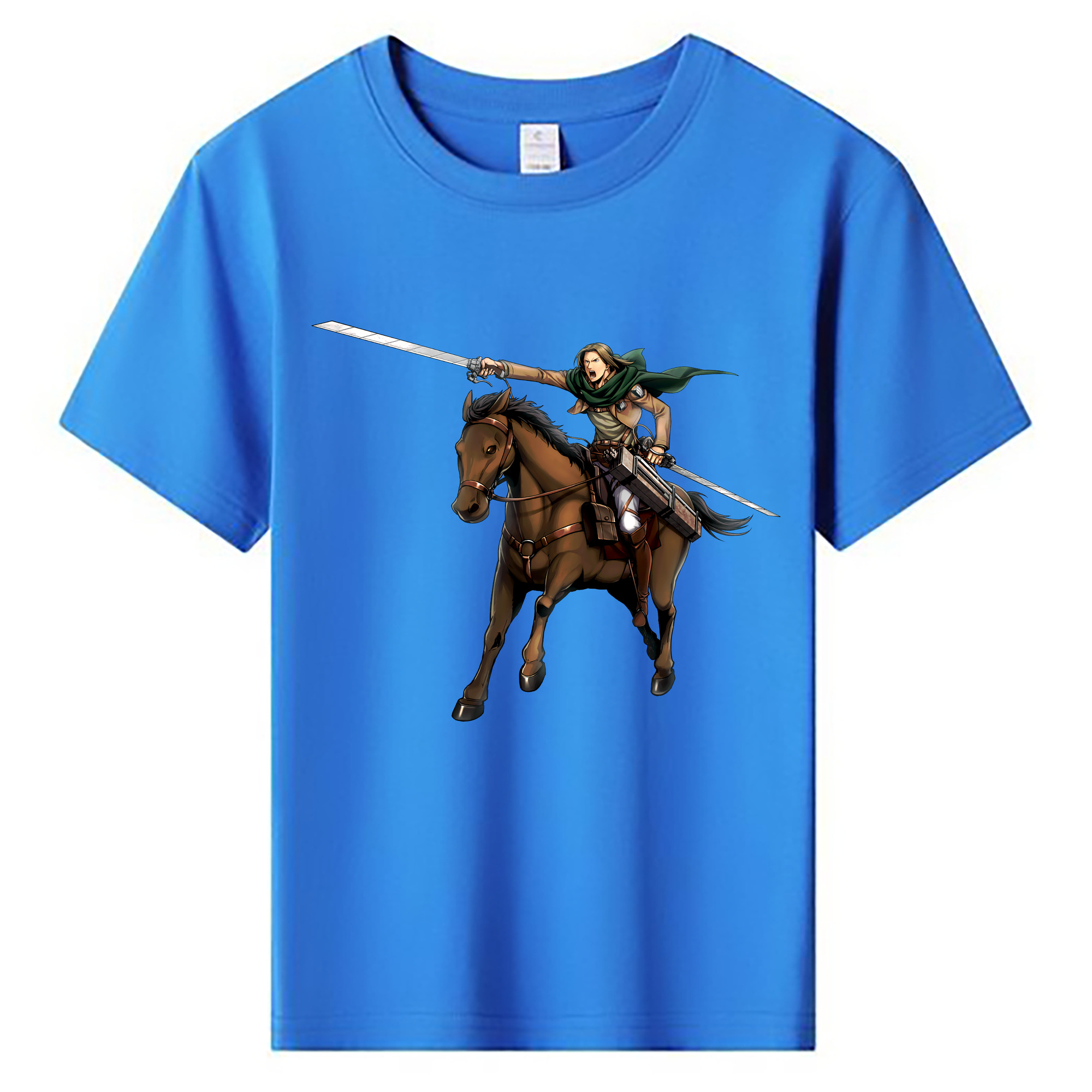 （画像用） 進撃の巨人 Attack on Titan 綿100％キッズTシャツ（フロントプリント）
